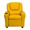 Emma and Oliver Contemporary Kids Recliner with Cup Holder and Headrest